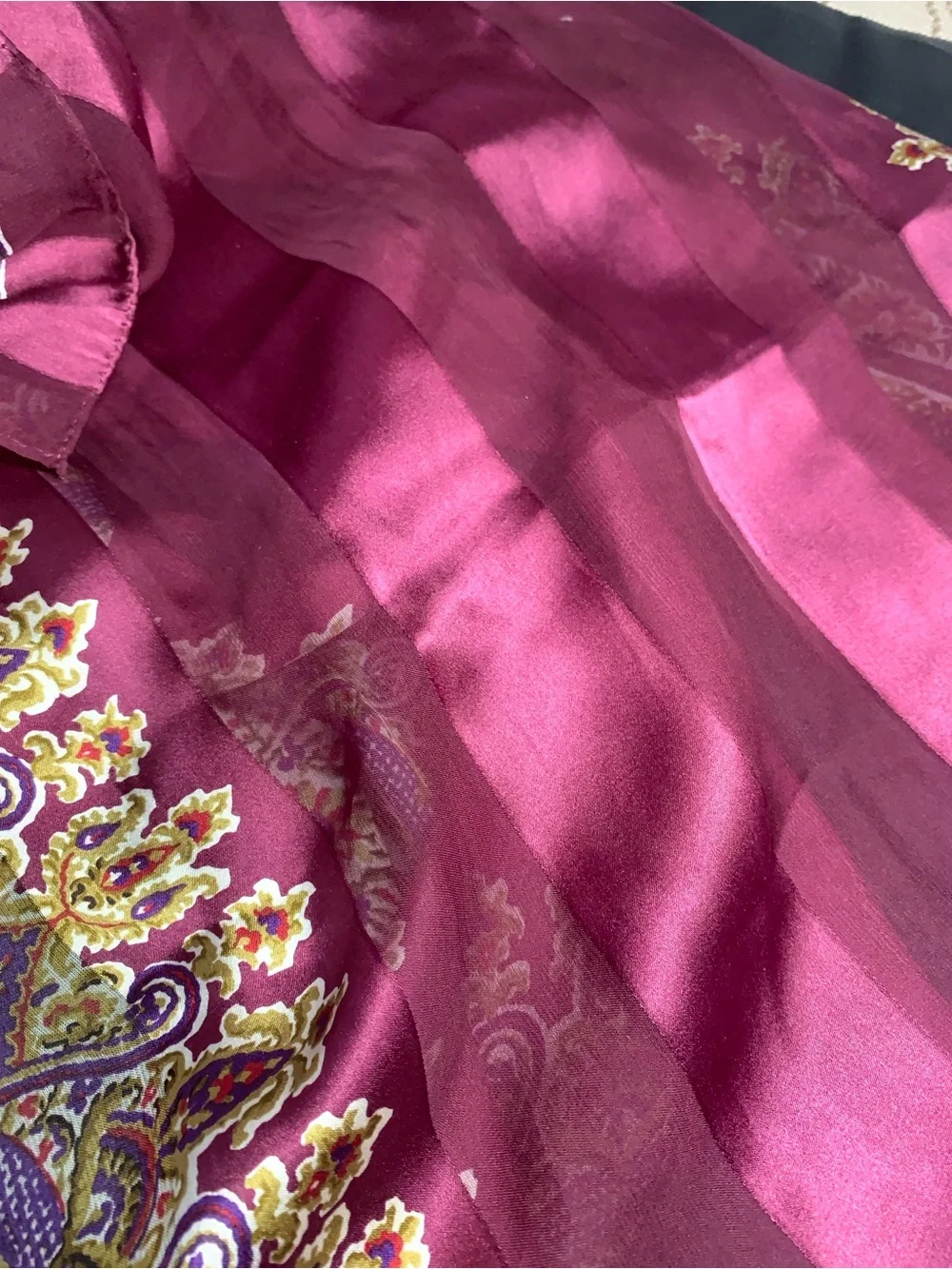Yves Saint Laurent luxurious silk